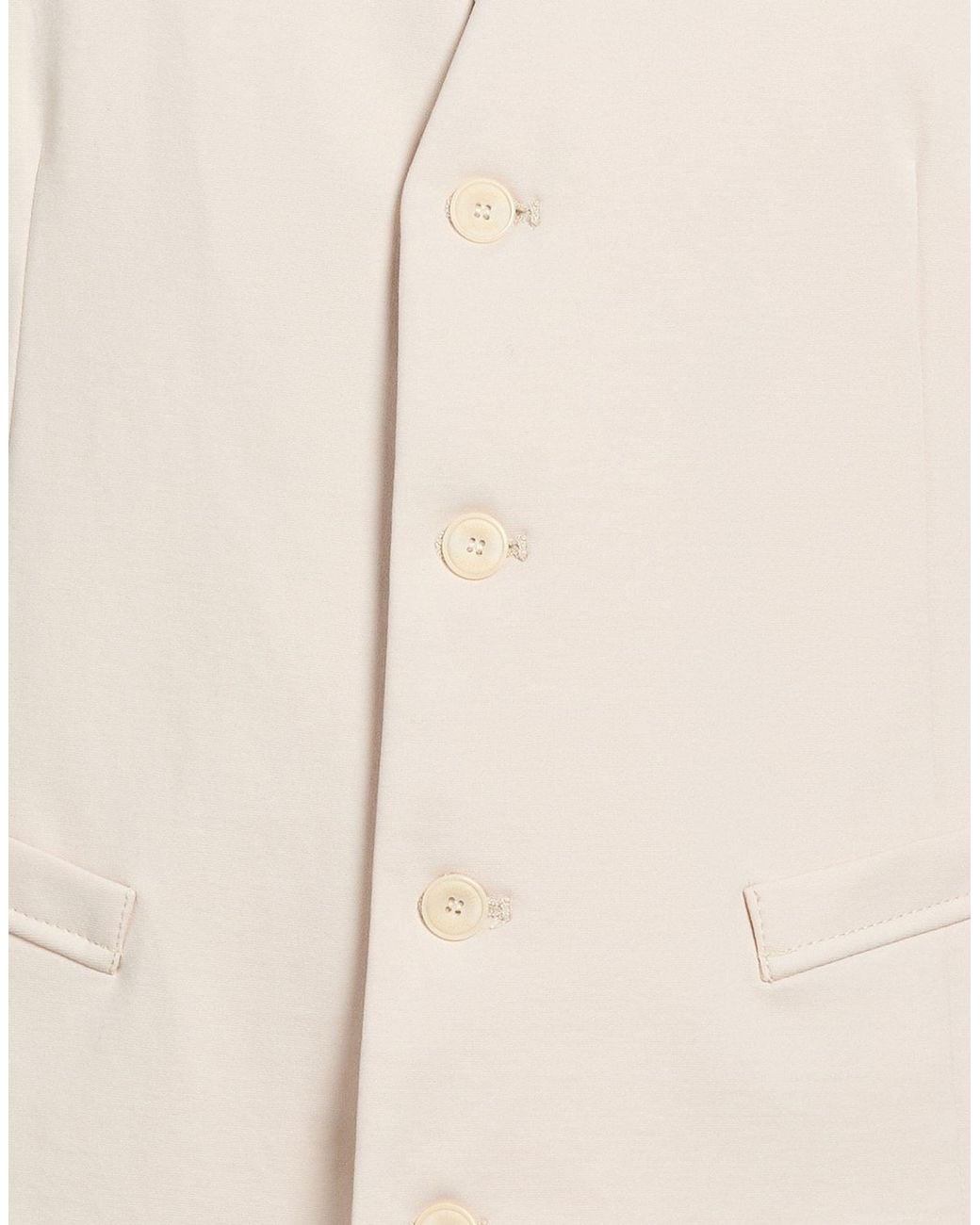 Barbati White Tailored Vest Cotton, Polyamide, Elastane for men