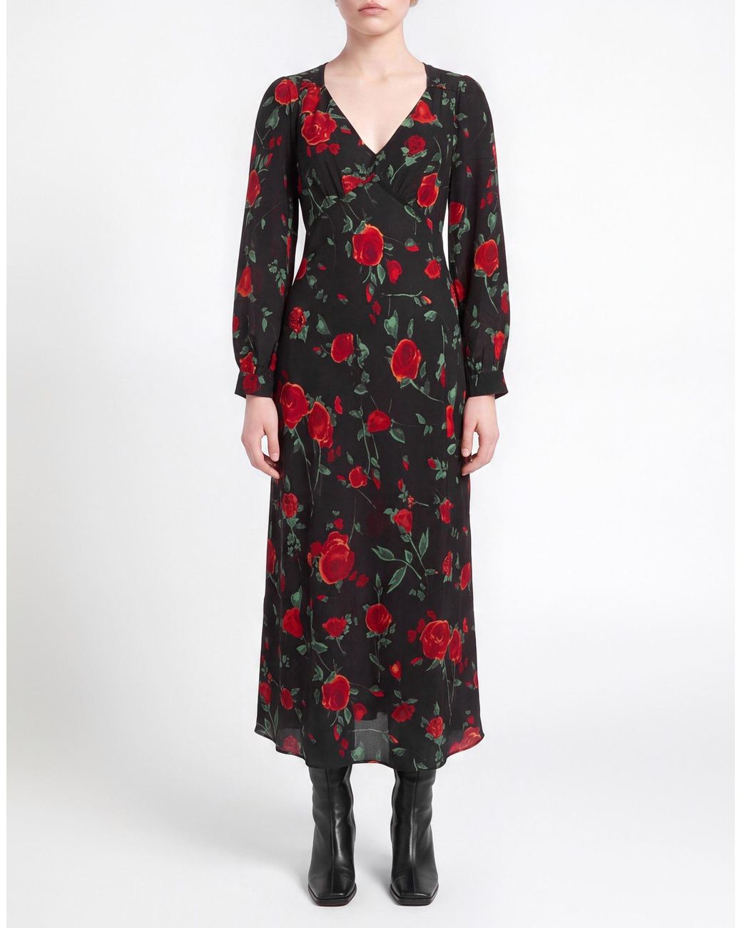 Robe Longue Rixo en coloris Black