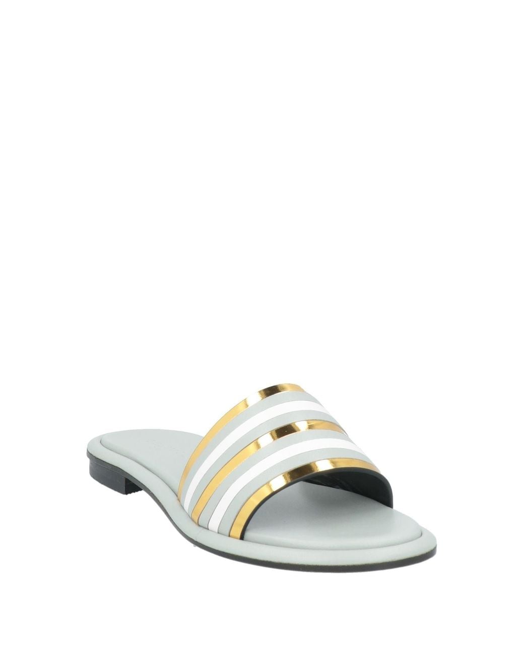DONNARì White Light Sandals Leather