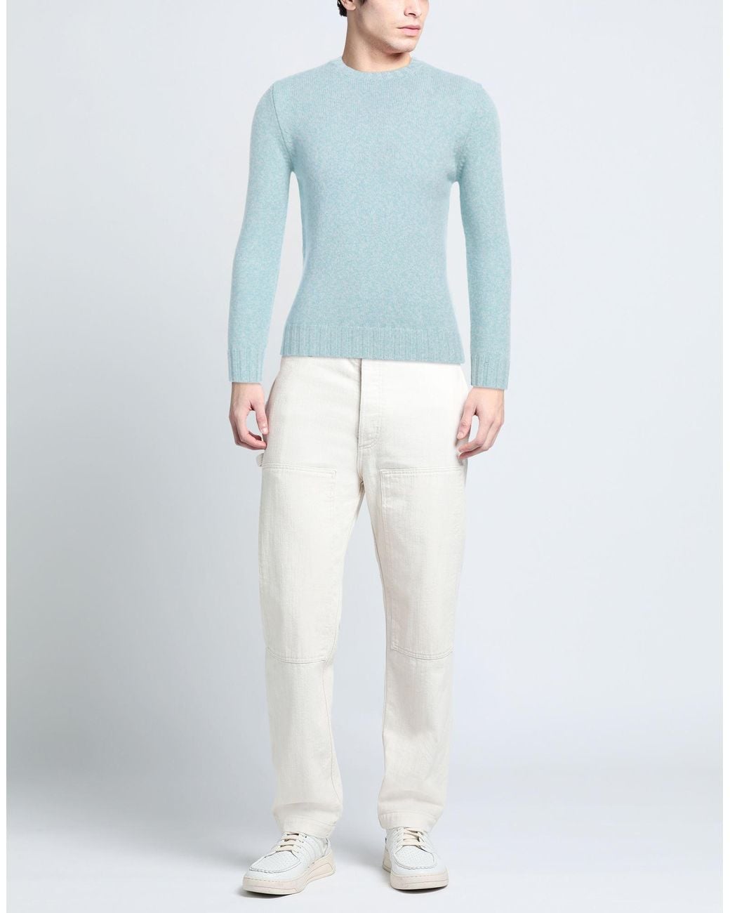 FILIPPO DE LAURENTIIS Blue Jumper for men