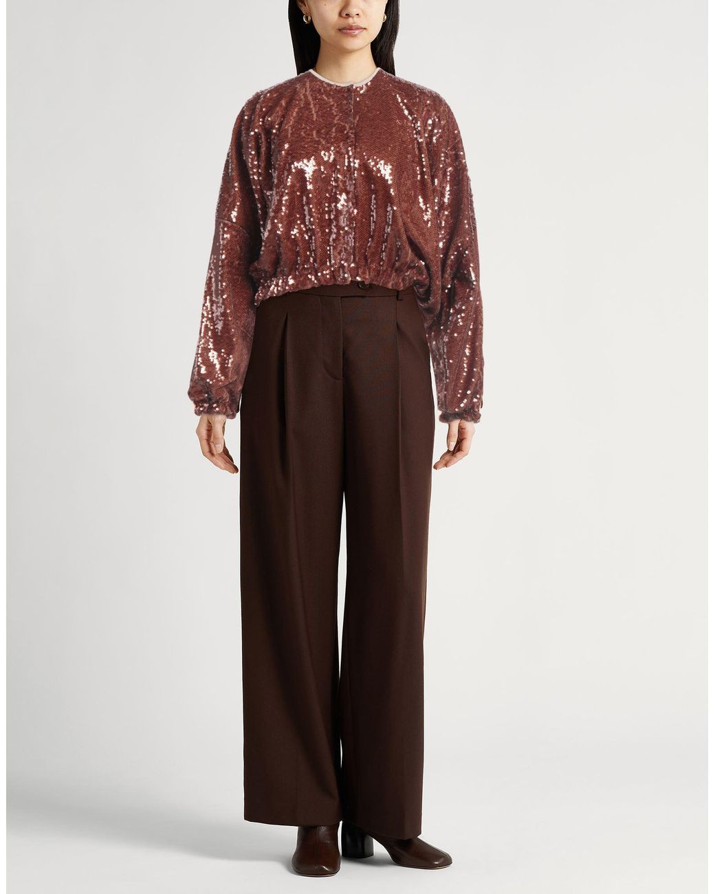 Alysi Red Chocolat Jacket Polyester