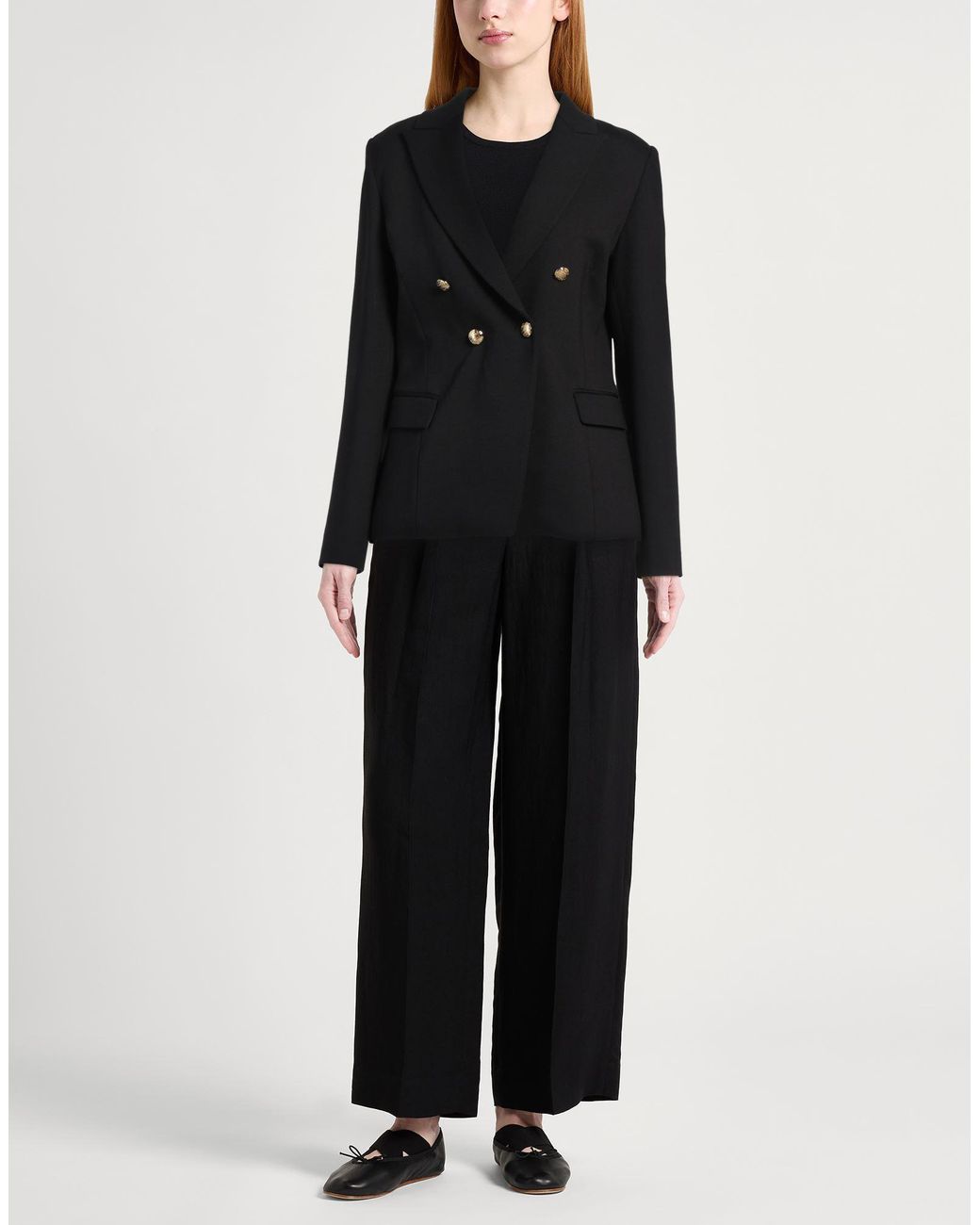 Gaelle Paris Black Blazer Viscose, Polyamide, Elastane