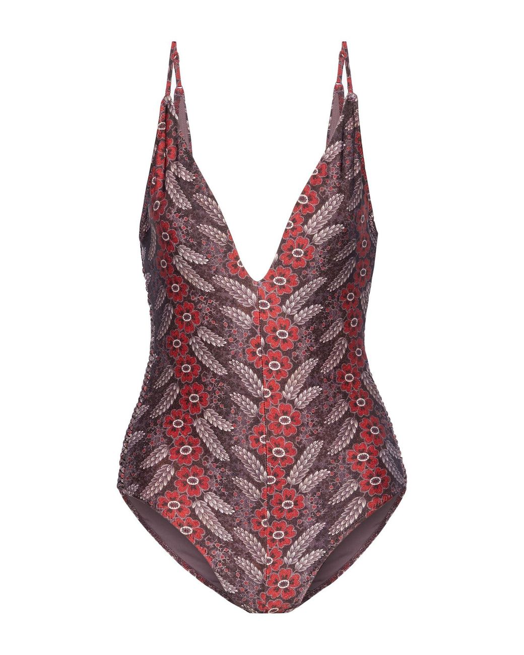 Zimmermann Onepiece Swimsuit in Purple Lyst