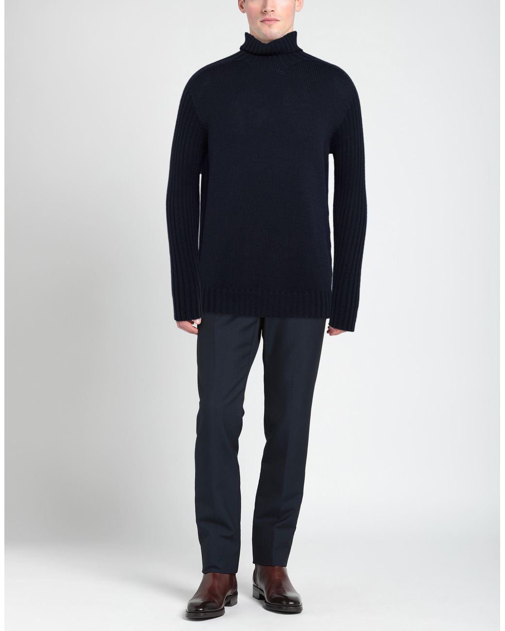Gran Sasso Blue Turtleneck for men