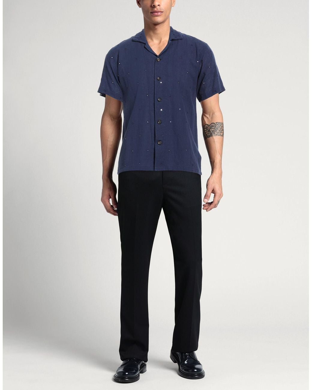 Kartik Research Blue Shirts for men