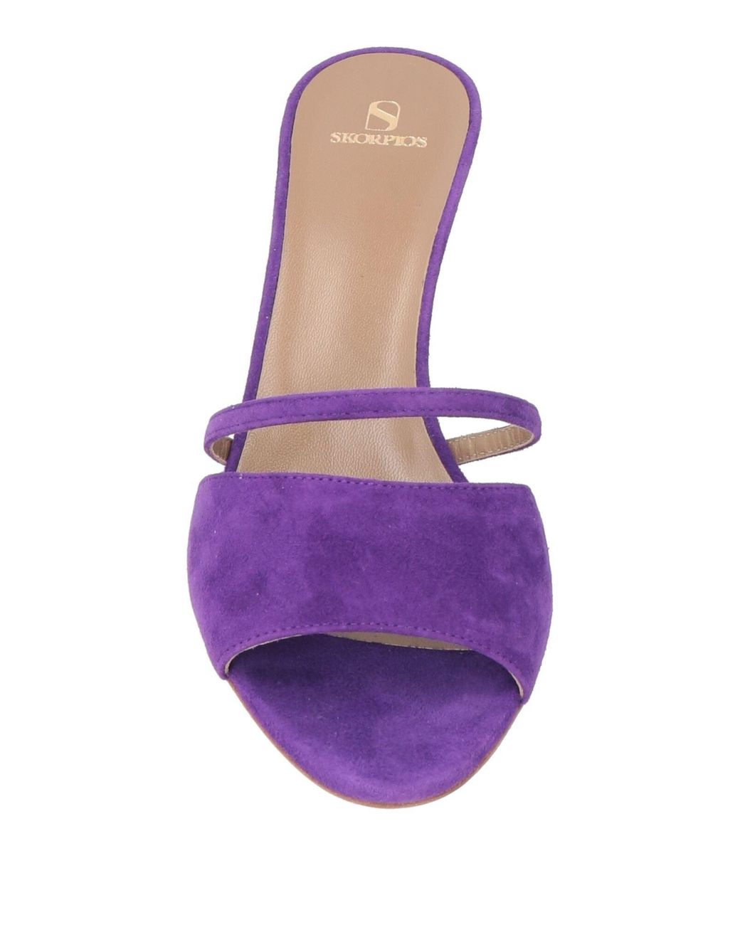 Skorpios Purple Sandals Leather