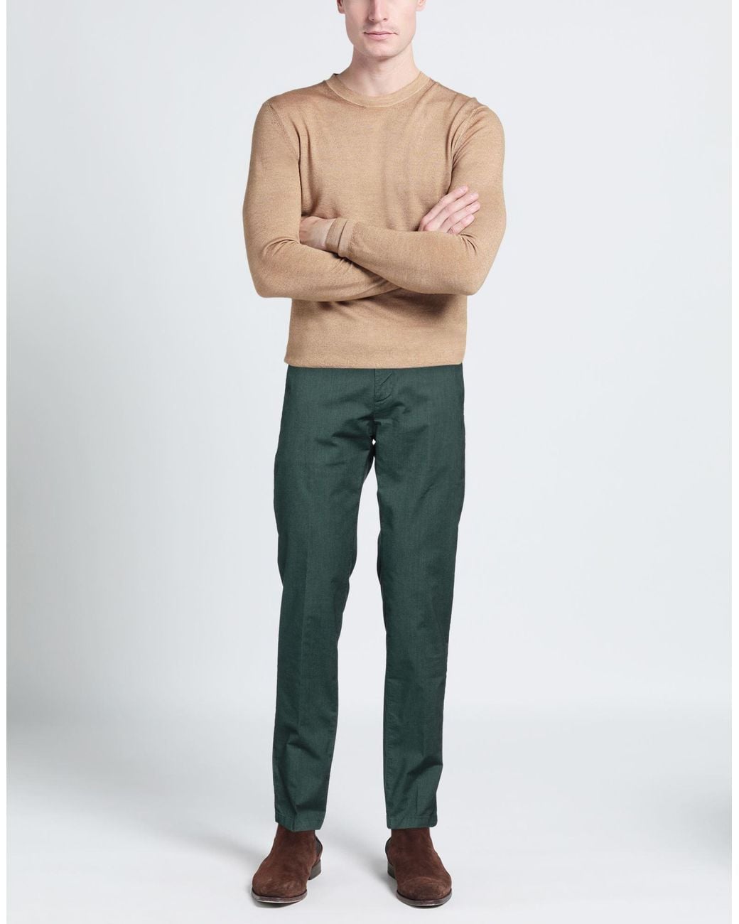 Yan Simmon Green Pants for men