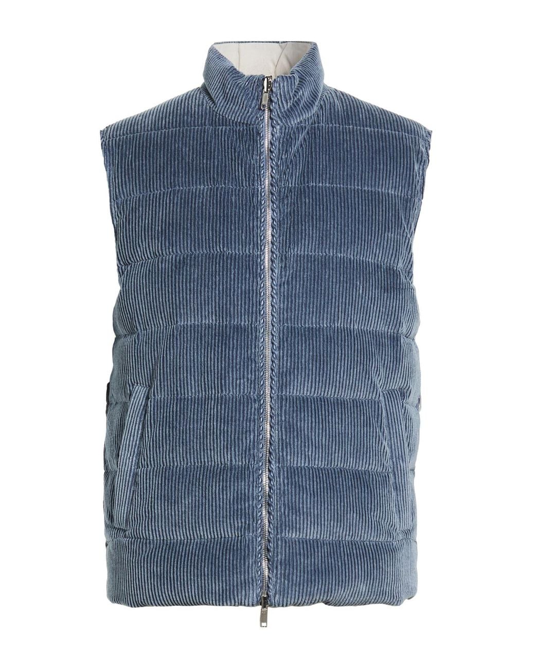 Eleventy Blue Vests for men
