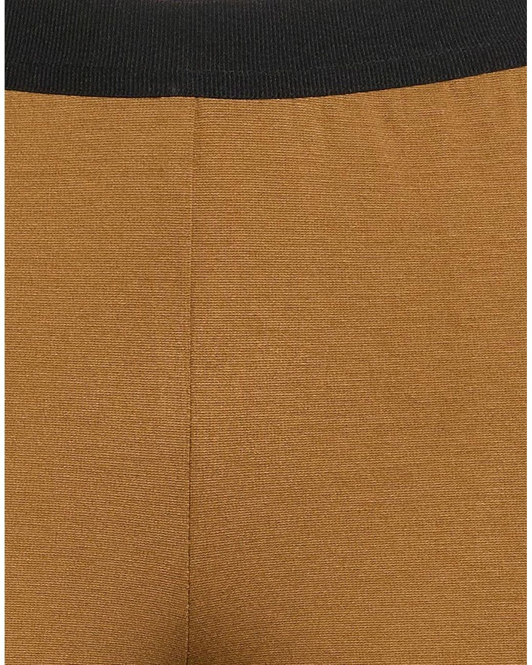 MEIMEIJ Natural Camel Pants Viscose, Polyamide, Elastane