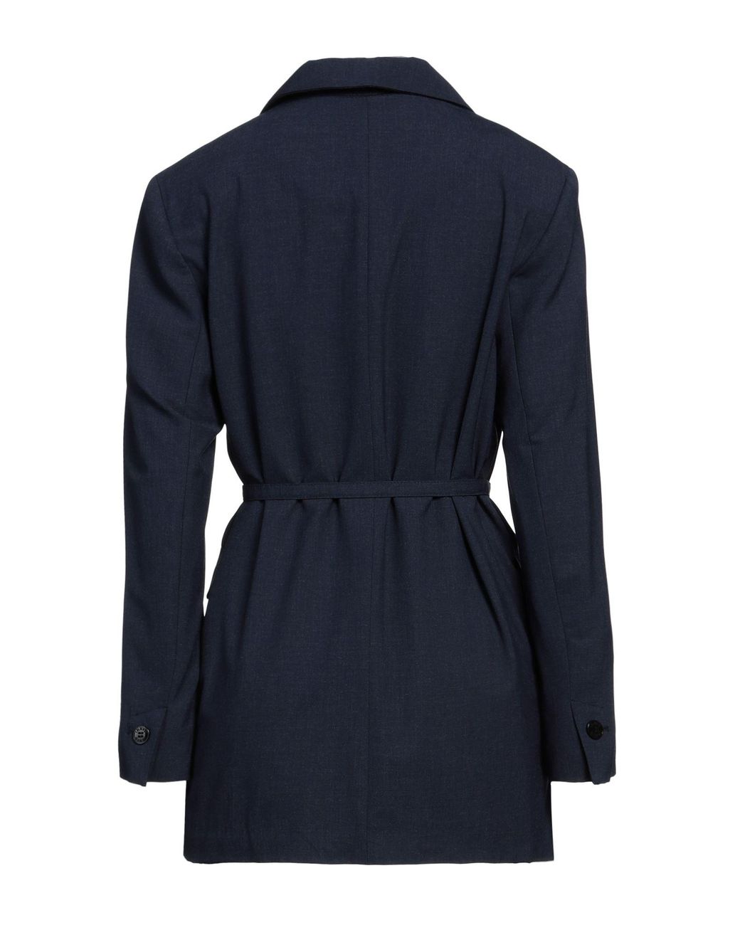 Ganni Blue Blazer Viscose, Recycled Polyamide, Elastane, Polyester
