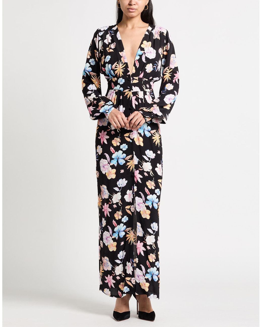 Mar De Margaritas White Maxi Dress Viscose