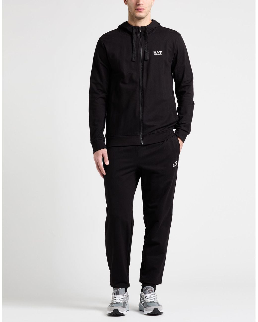 EA7 Black Tracksuits for men