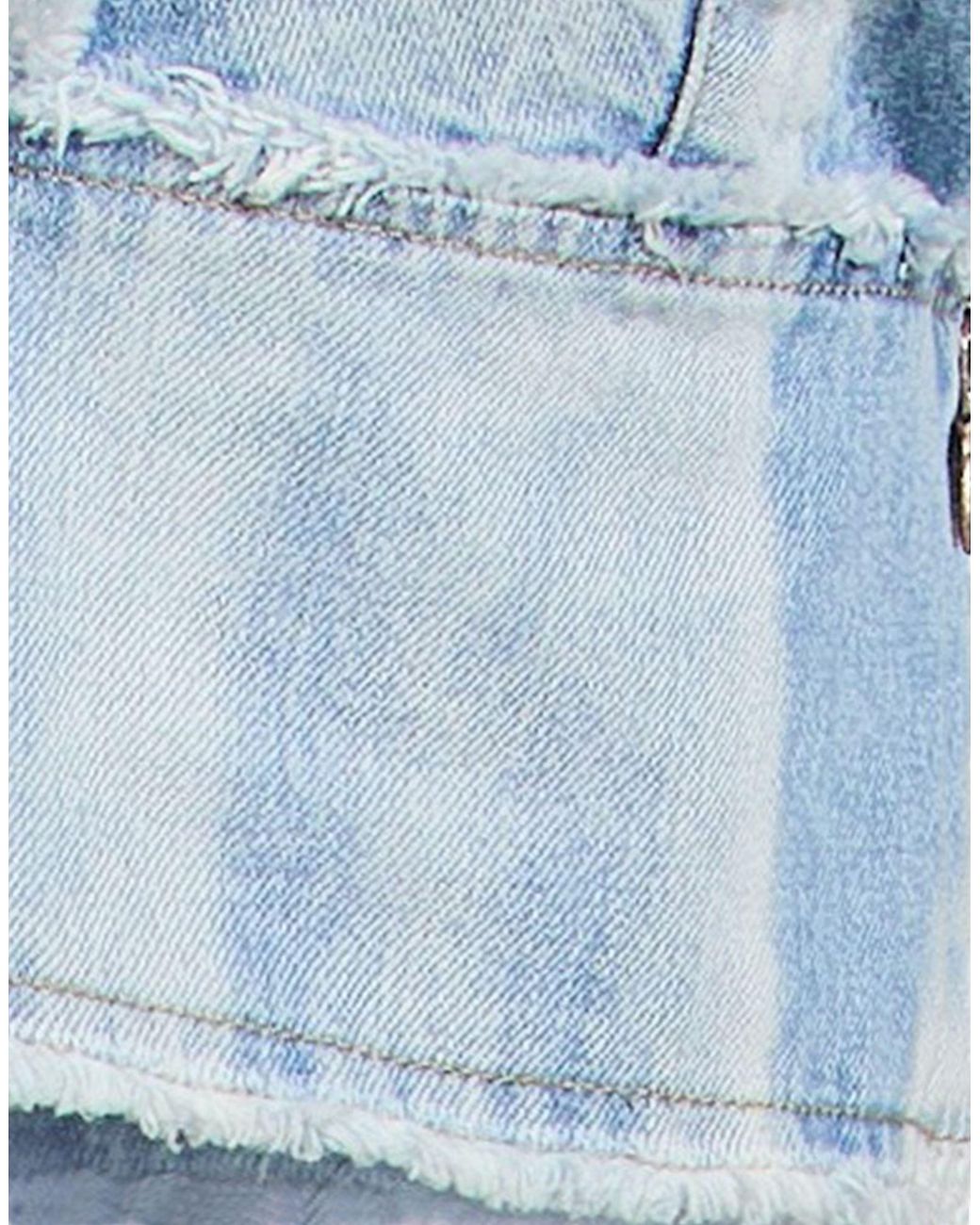 A PAPER KID Blue Top