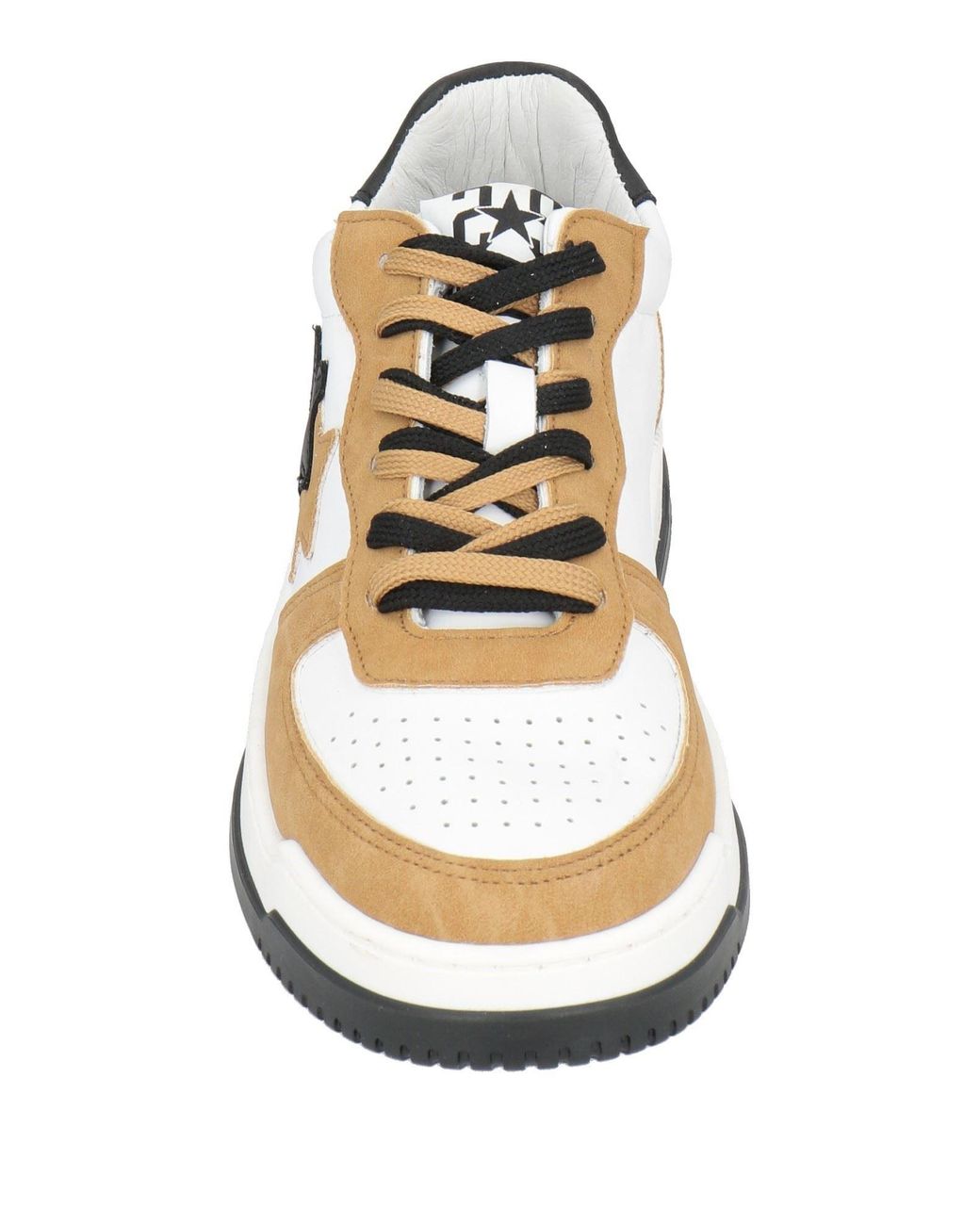 2 Star White Sneakers Leather
