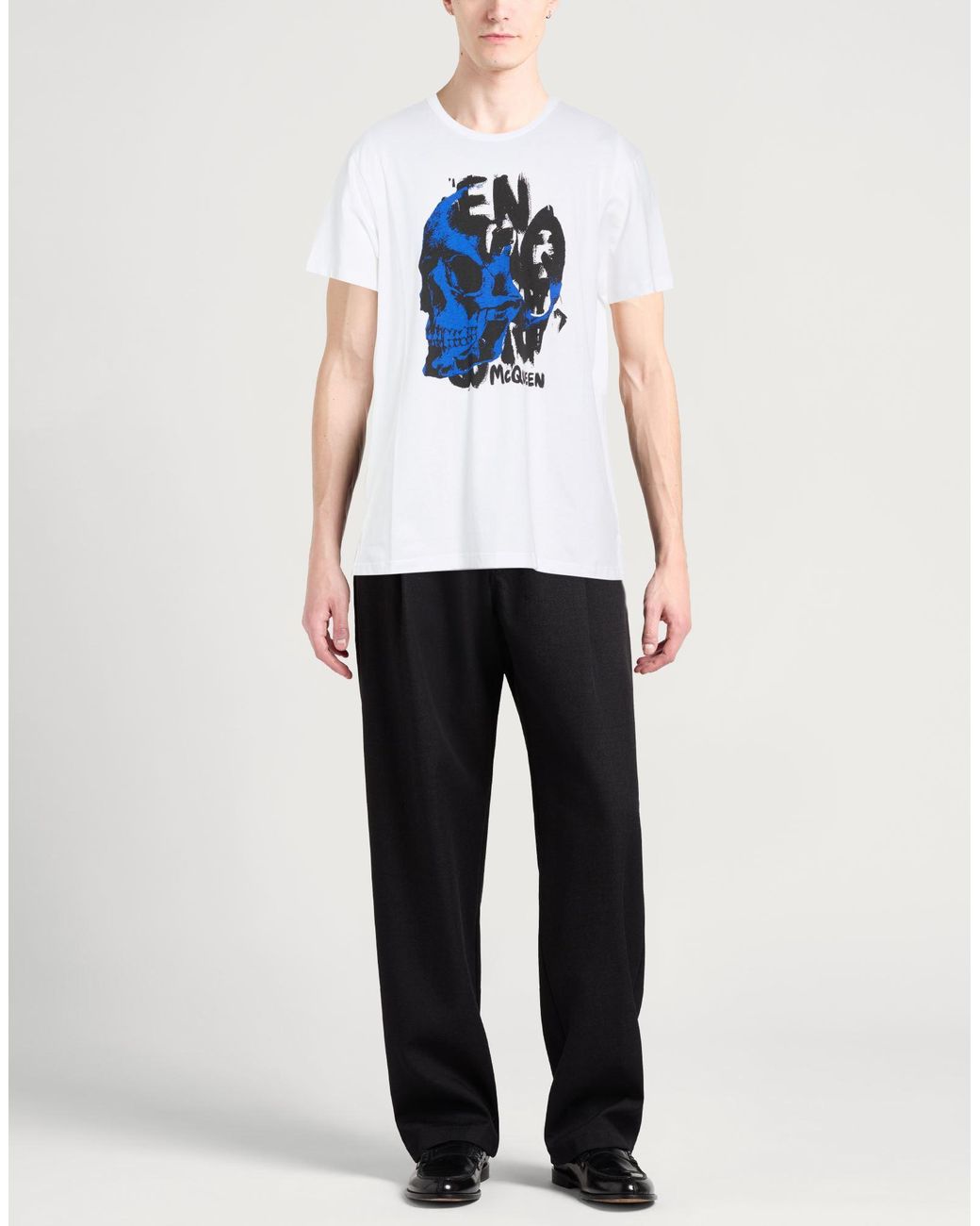 McQueen Blue T-Shirts for men