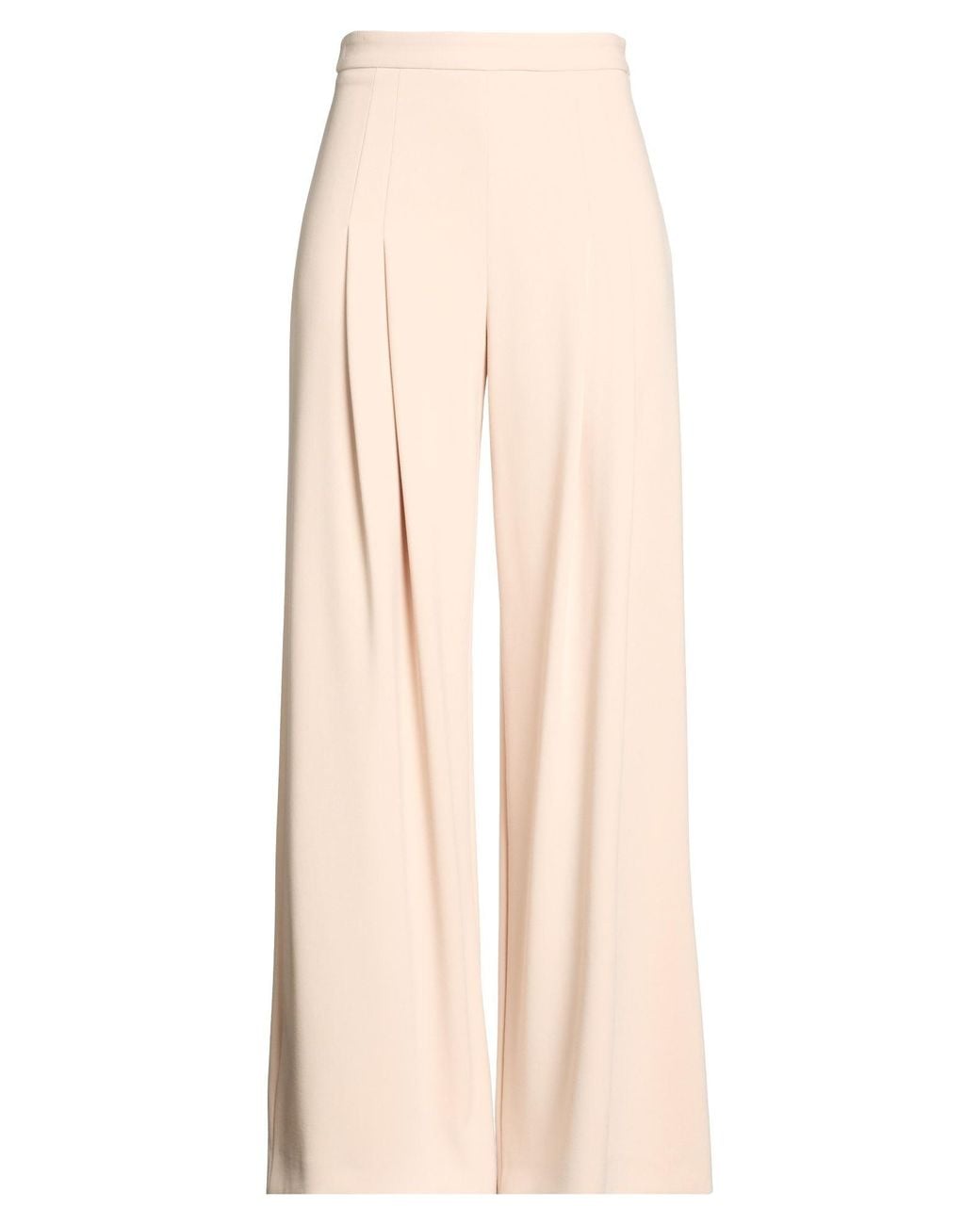 Blugirl Blumarine Natural Pants Polyester, Viscose, Elastane