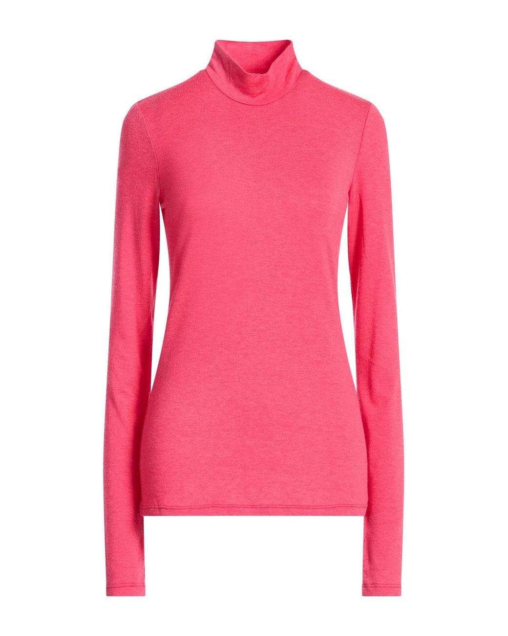 Maliparmi Pink Fuchsia T-Shirt Polyester, Viscose, Elastane
