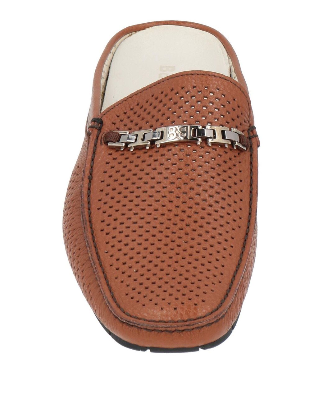 Baldinini Brown Tan Mules & Clogs Leather for men