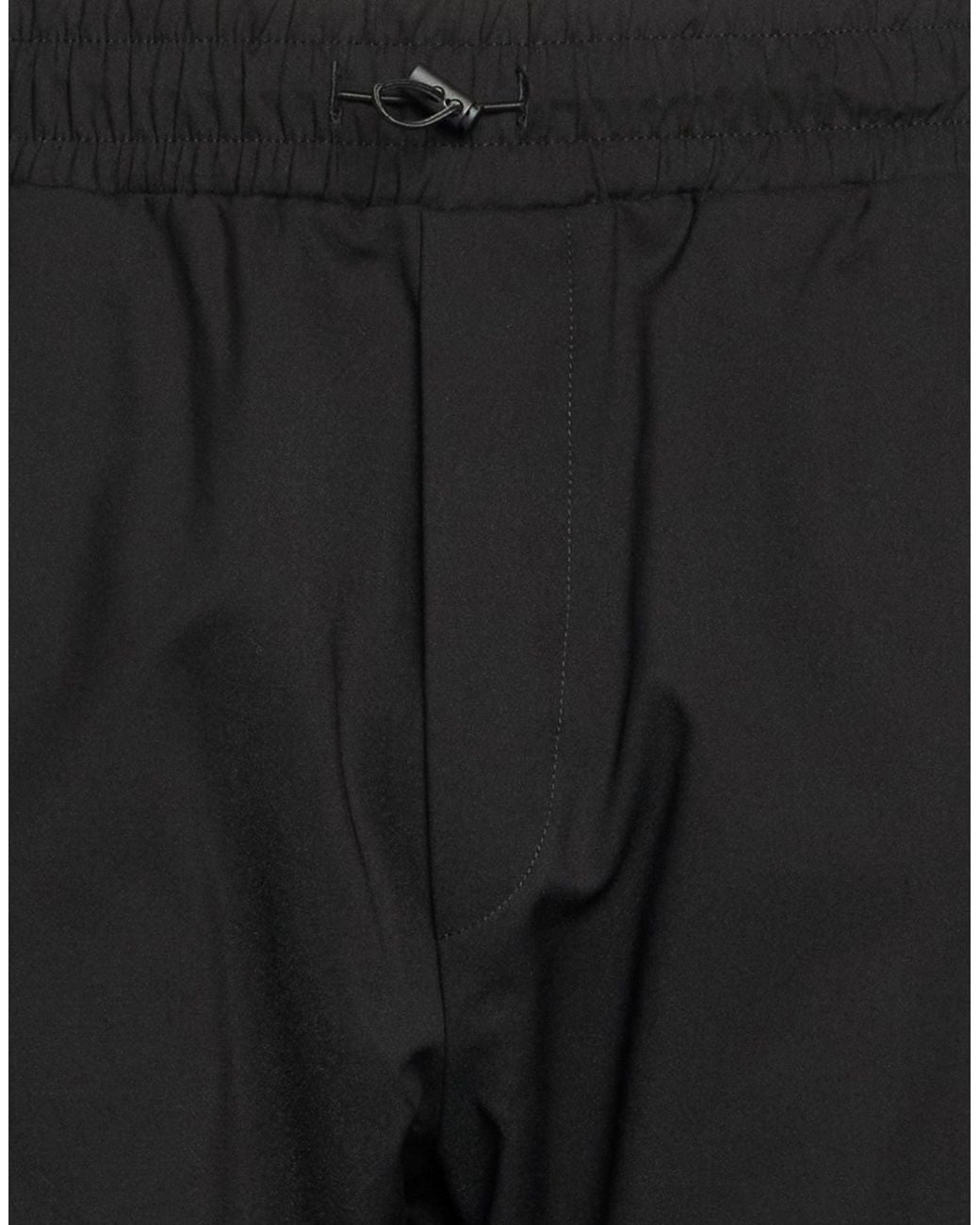 hinnominate Black Pants Cotton, Polyamide, Elastane for men