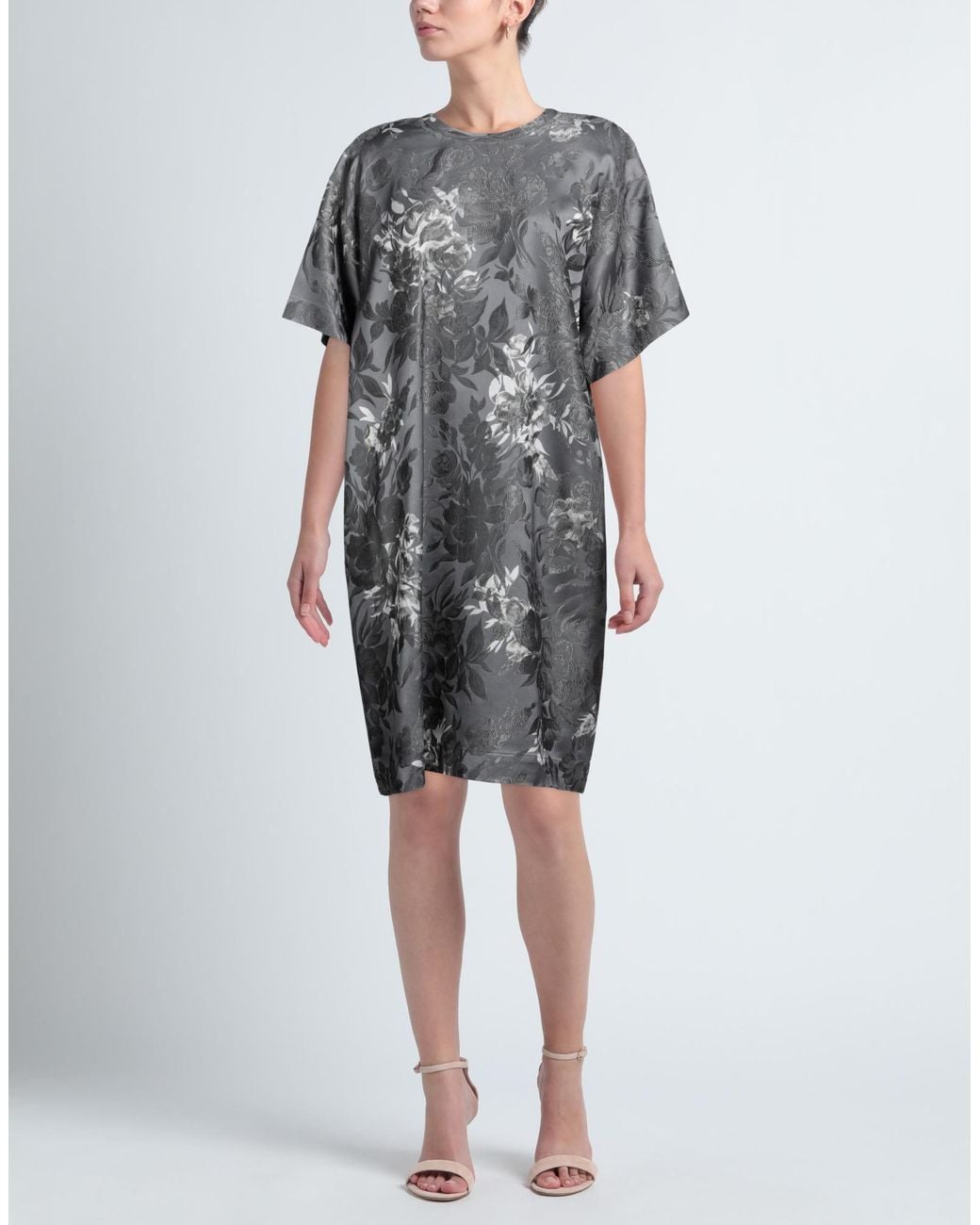 Aspesi Gray Midi Dress