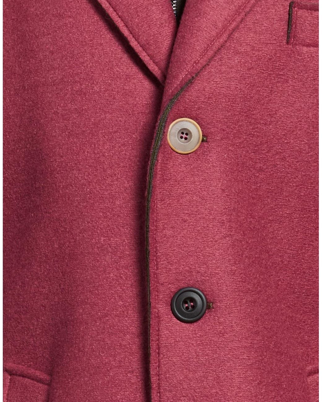 Bob Red Coat Polyester, Acrylic, Virgin Wool, Elastane for men