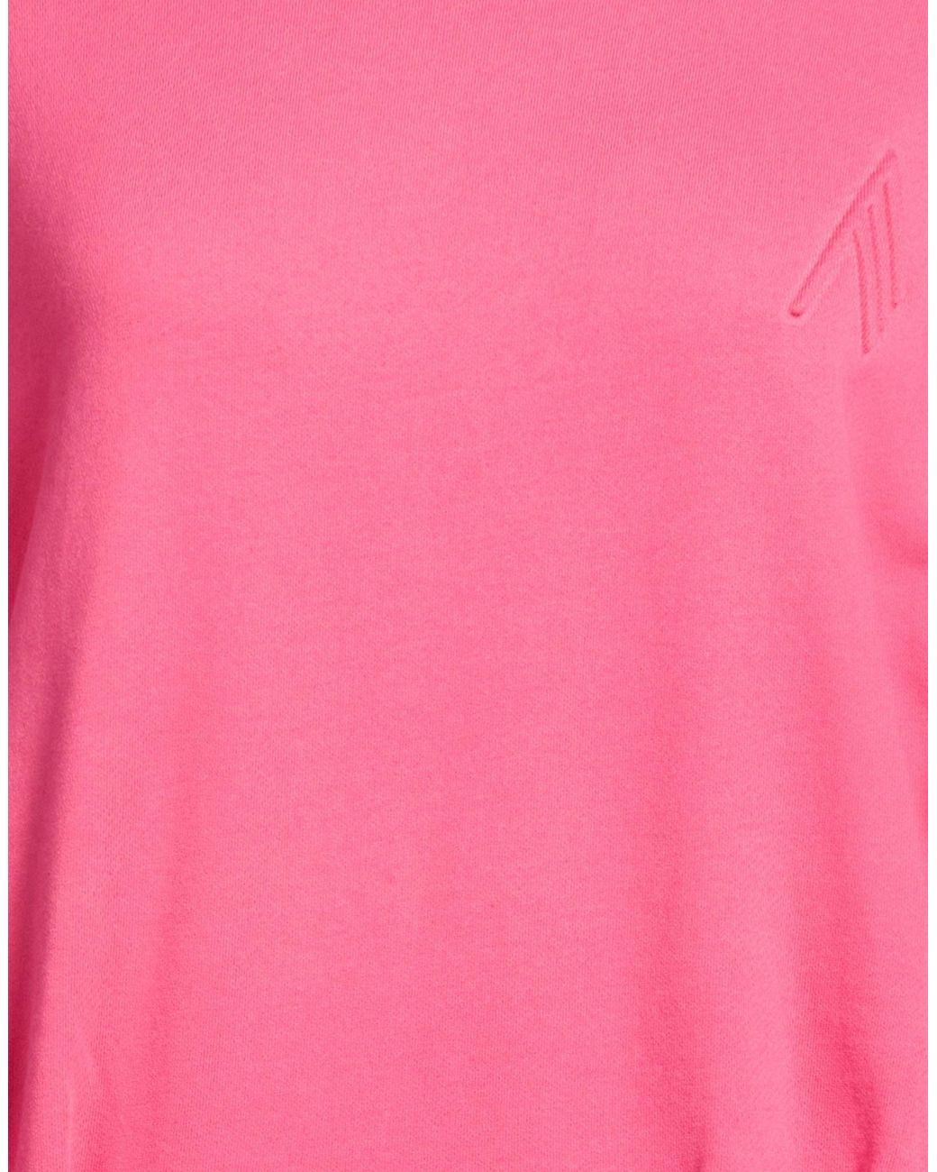 The Attico Pink Coral Mini Dress Cotton, Elastane