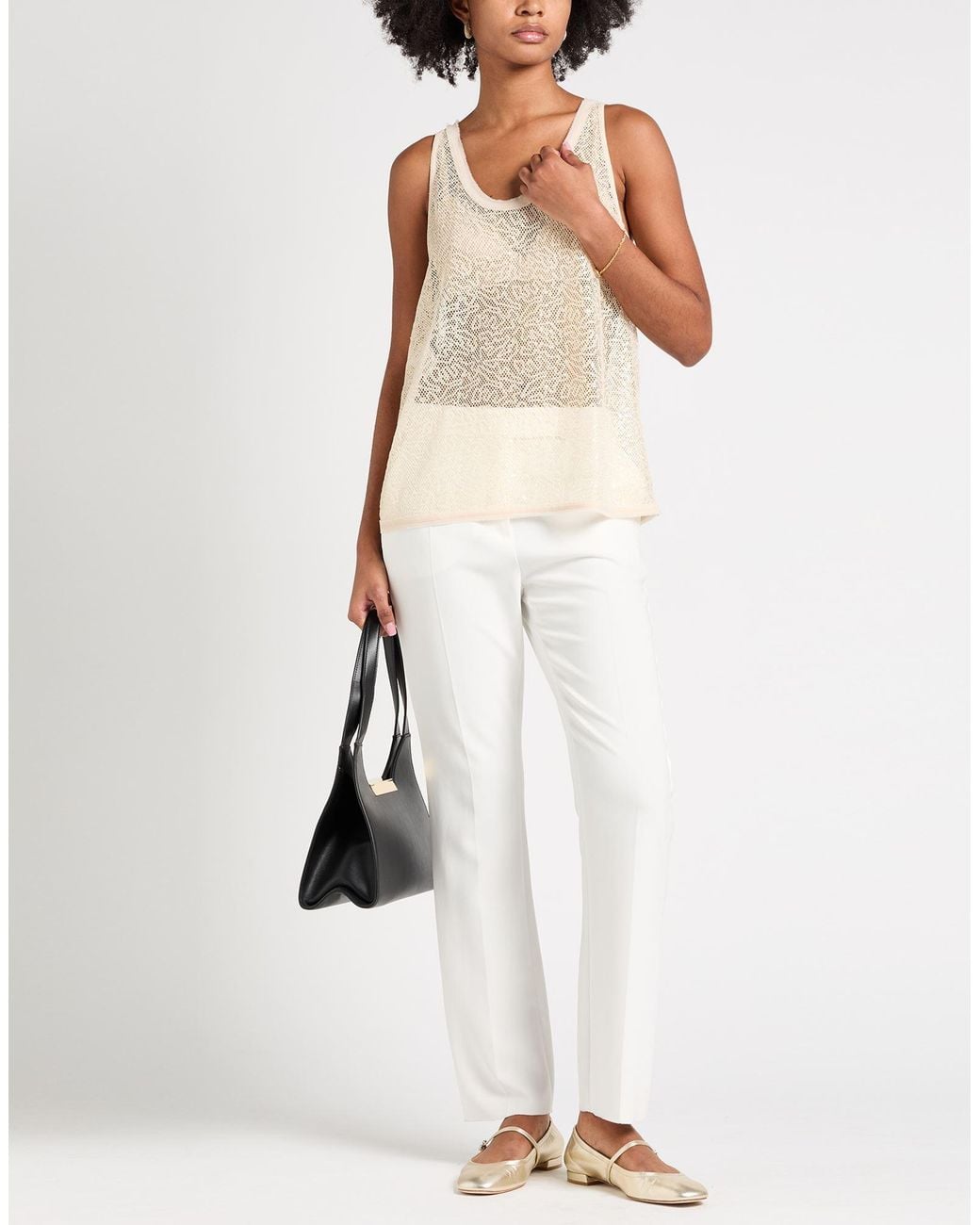 Top Pinko de color White