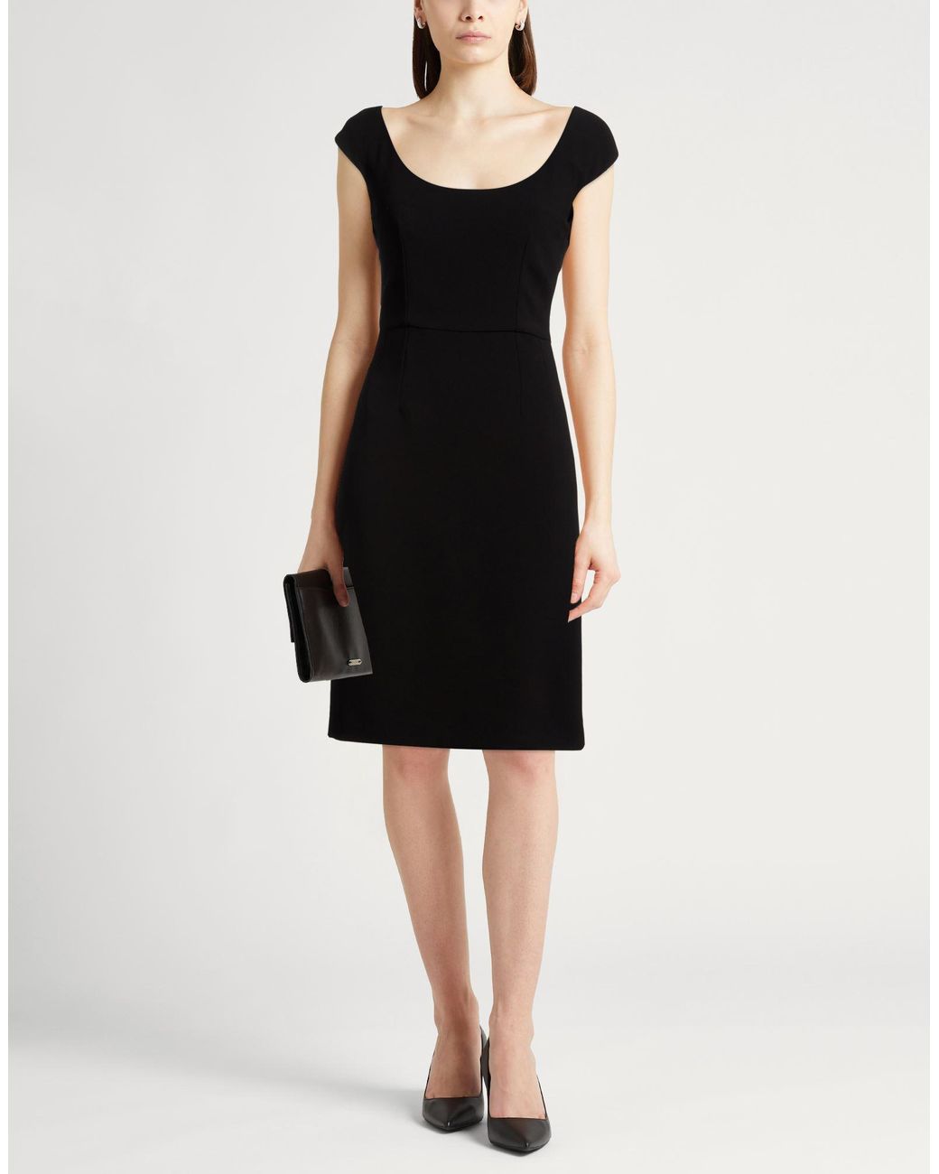 Aspesi Black Mini Dress Triacetate, Polyester