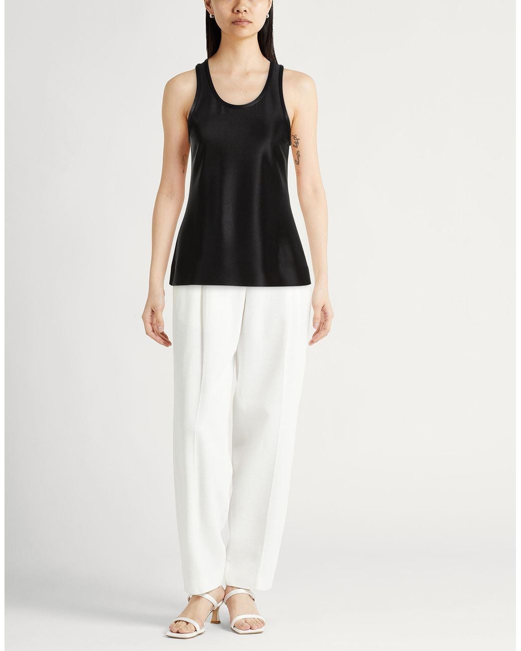Jil Sander Black Top Viscose, Elastane