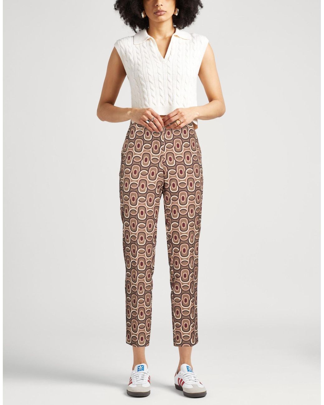 Maliparmi Natural Military Pants Polyester, Elastane