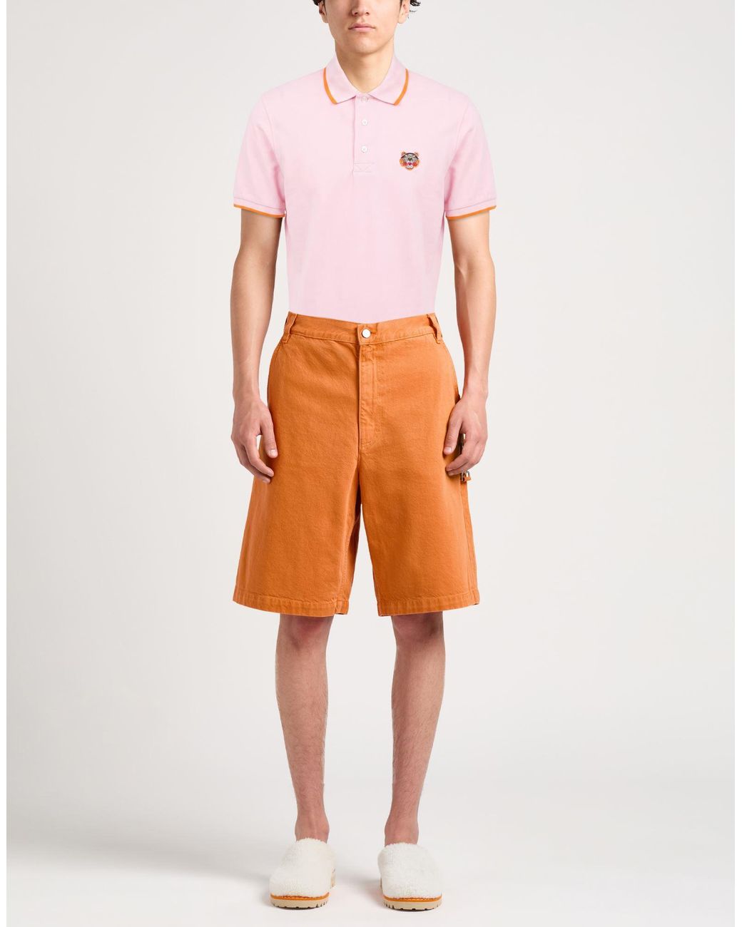 KENZO Pink Polo Shirts for men