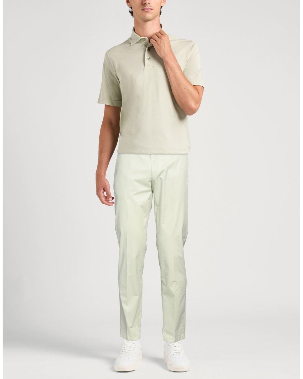 Michael Coal Natural Pants Lyocell, Cotton, Elastane for men