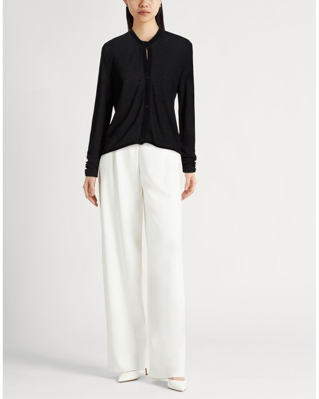 Crossley Black Cardigan Cotton, Modal