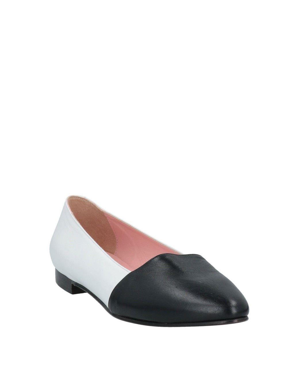 Studio Pollini White Ballet Flats