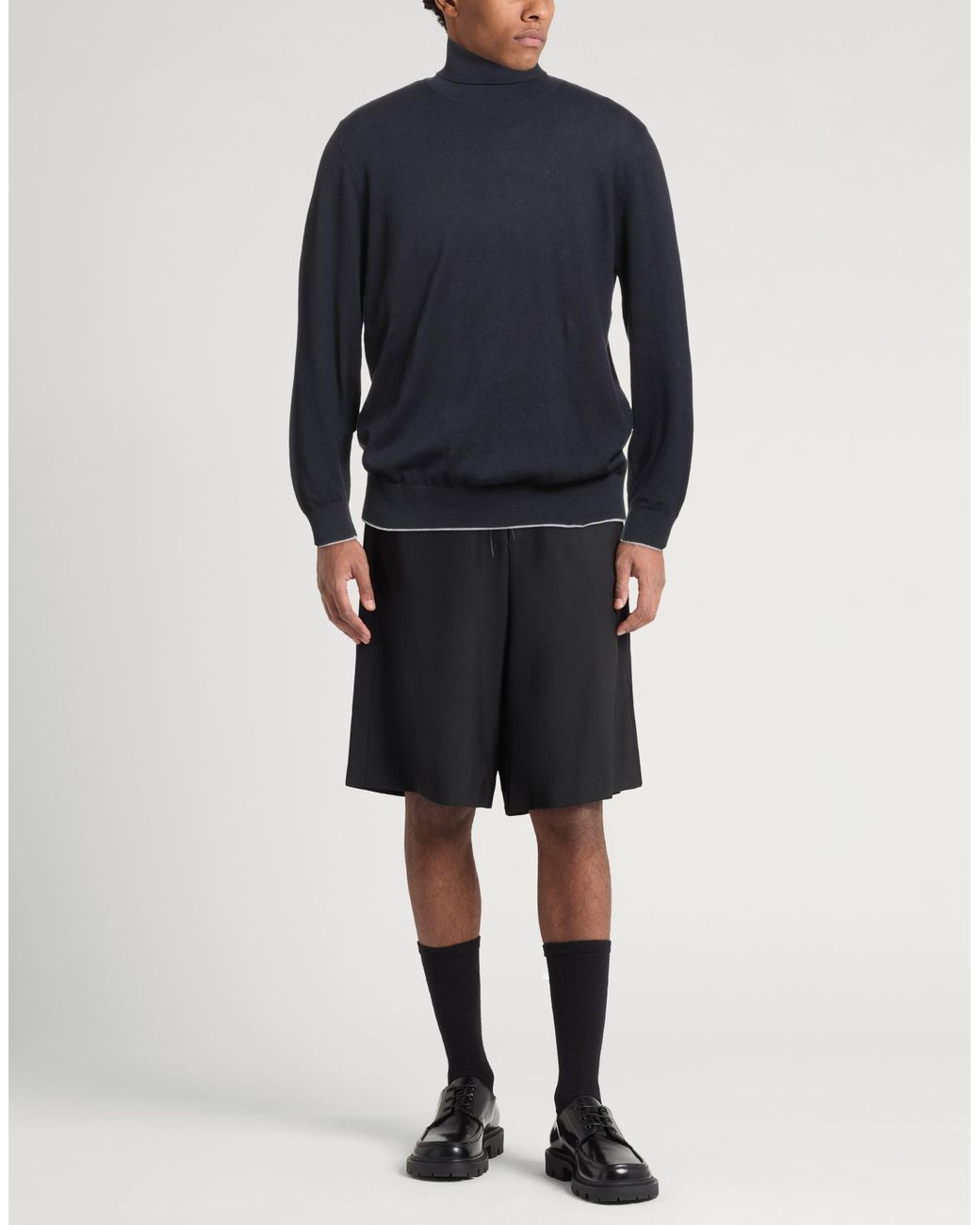 ARMANI EXCHANGE Blue Turtlenecks for men