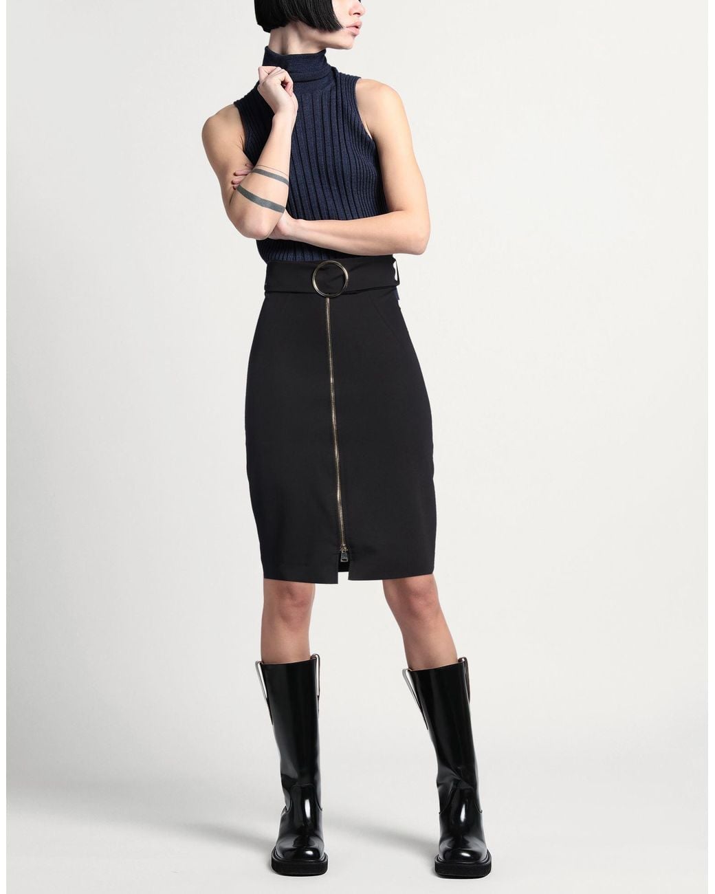 Nora Barth Black Midi Skirt