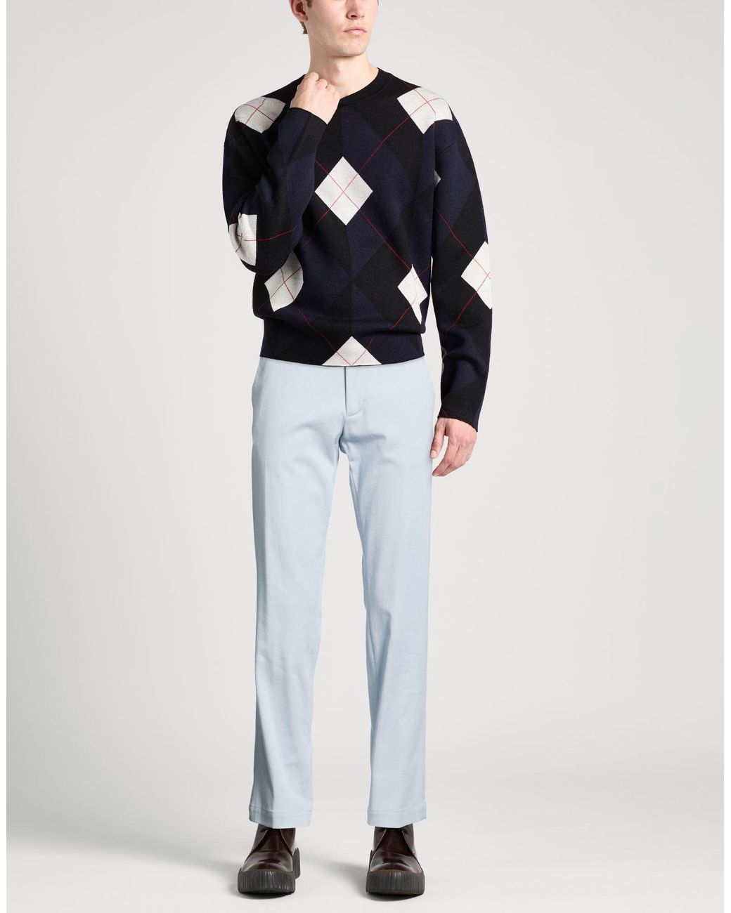 Agnona Blue Trouser for men