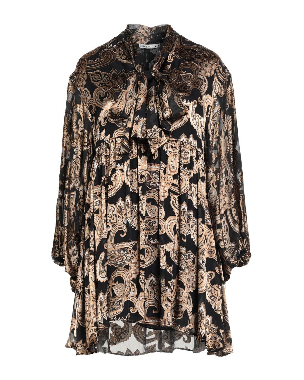 Alice + Olivia Brown Mini Dress