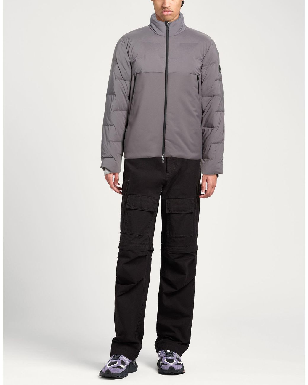 EA7 Gray Puffers for men