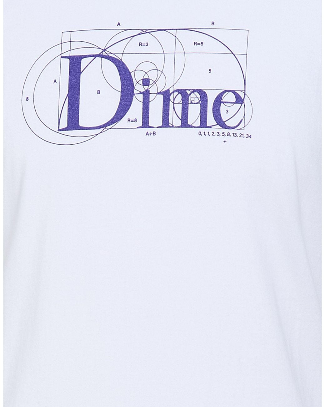Dime White T-Shirts for men