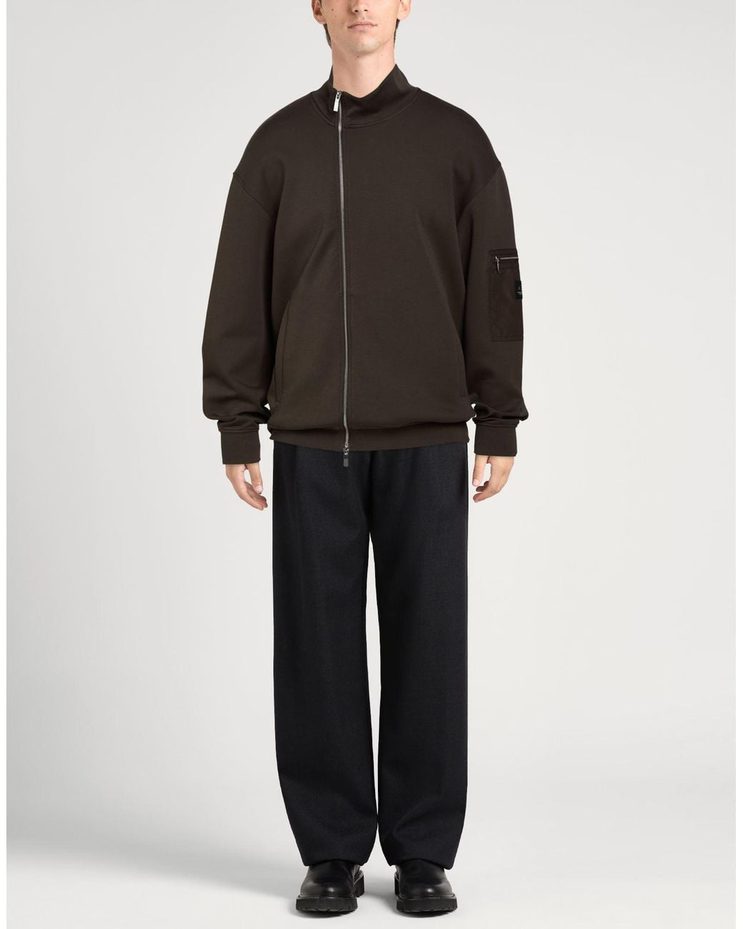 ARMANI EXCHANGE Black Sweatshirt for men