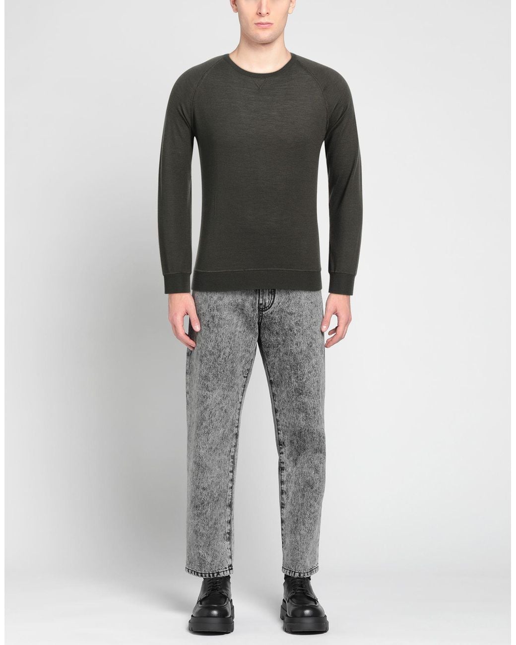 Pullover Moorer pour homme en coloris Gray