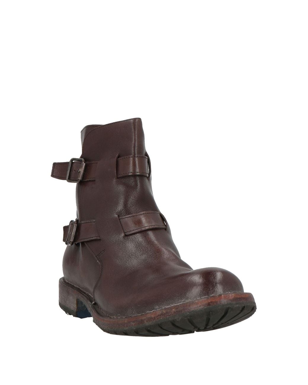 Moma Brown Ankle Boots Leather