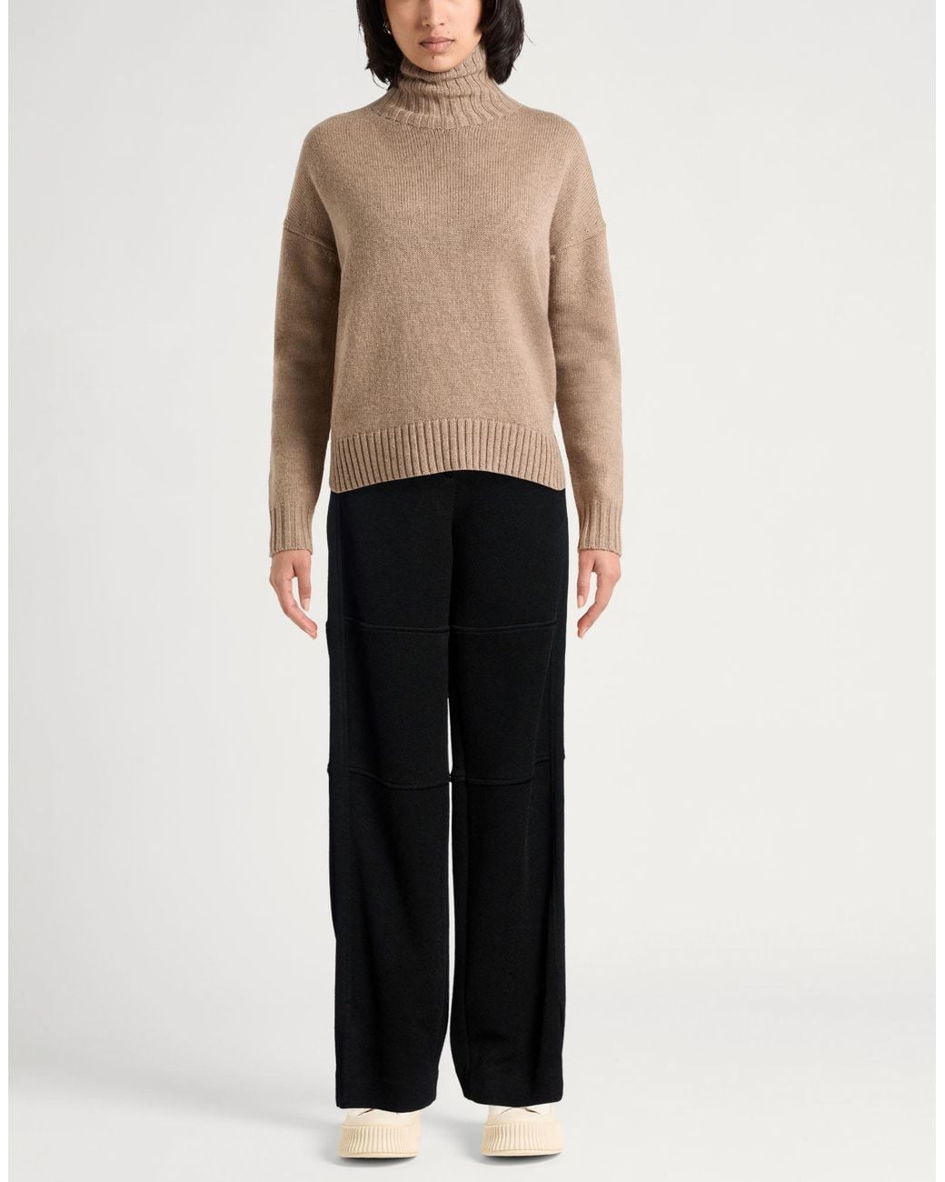 Jil Sander Black Pants Viscose, Polyamide, Elastane