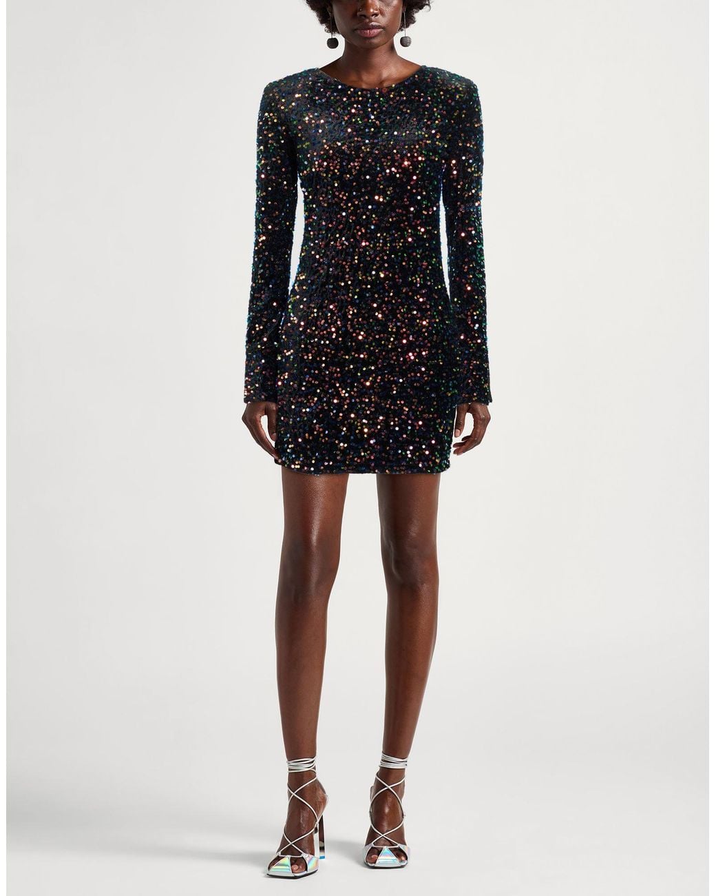 ViCOLO Black Mini Dress Polyester