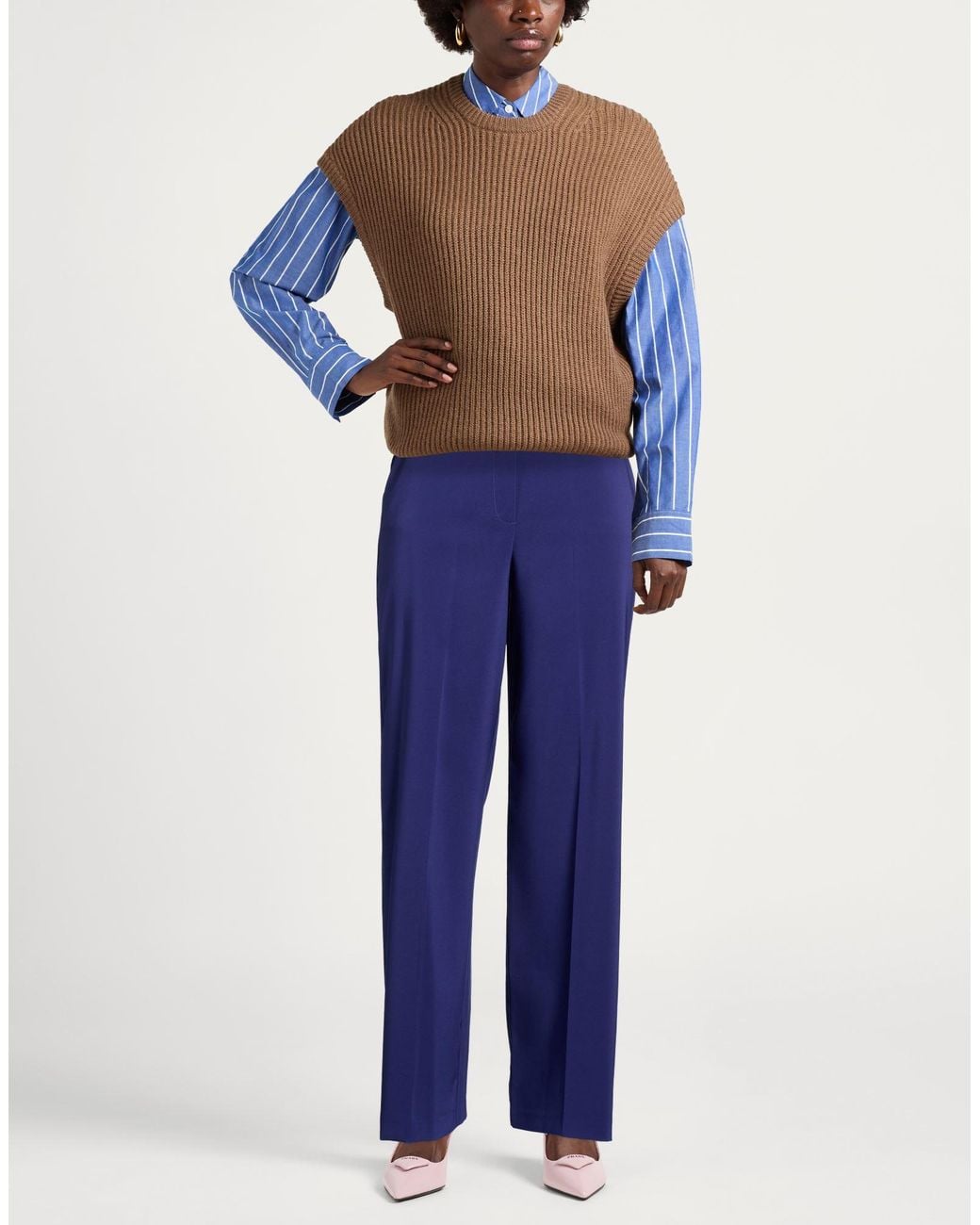 Cristinaeffe Blue Trouser