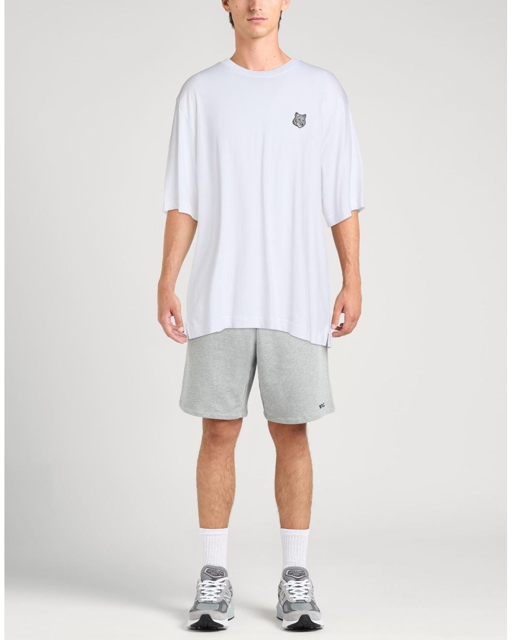 Maison Kitsuné White T-Shirt for men