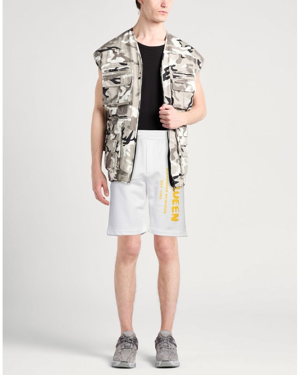 Shorts Et Bermudas Alexander McQueen pour homme en coloris White