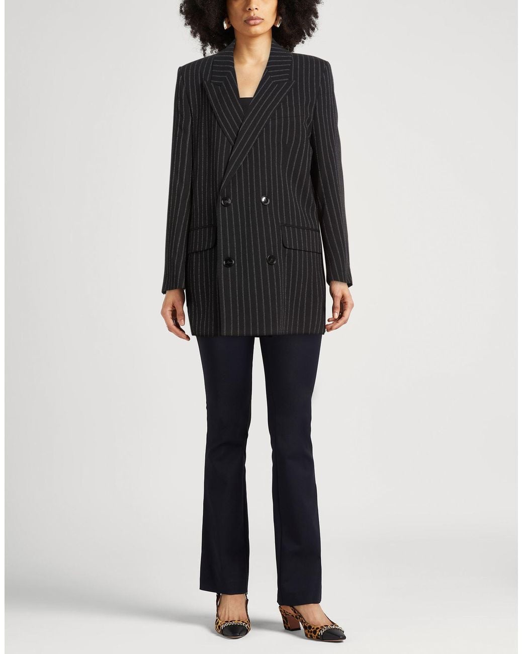 AMI Black Blazer Virgin Wool