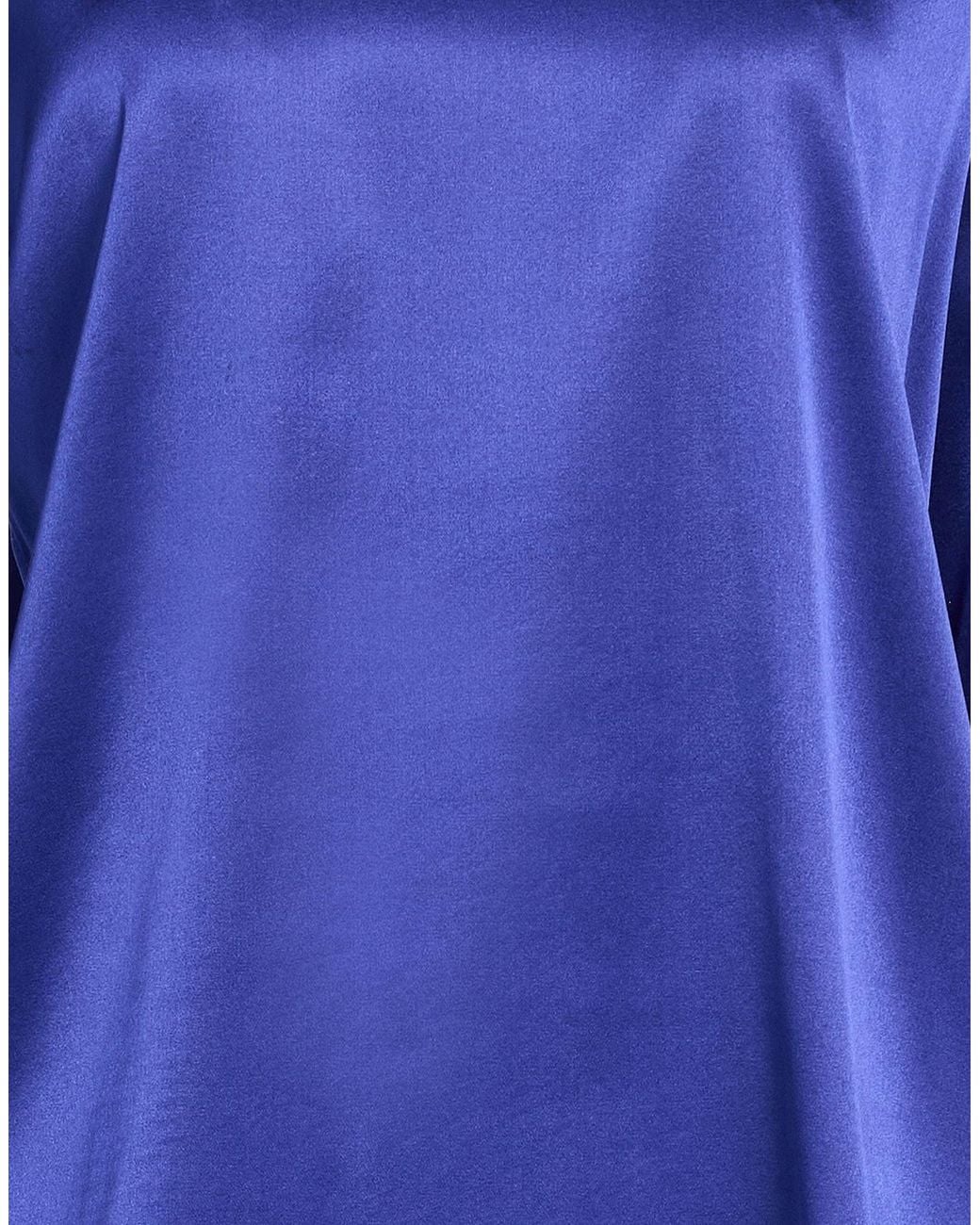 Robert Friedman Blue Top Silk, Elastane